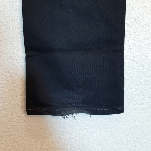 Levi's 505 Black Straight Fit Jeans Size 36 X 30 - Picture 9 of 14